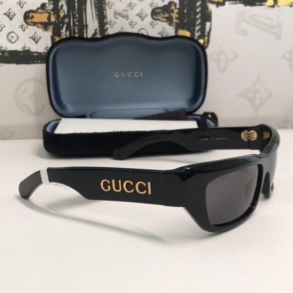 ✨ Luxury New Authentic Gucci GG1296S 001 Sunglasses ✨ - Picture 12 of 15